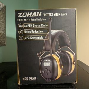 Zohan Ear Protection EMO42 AM/FM Radio Headphone Noise Reduction MP3 Compatible